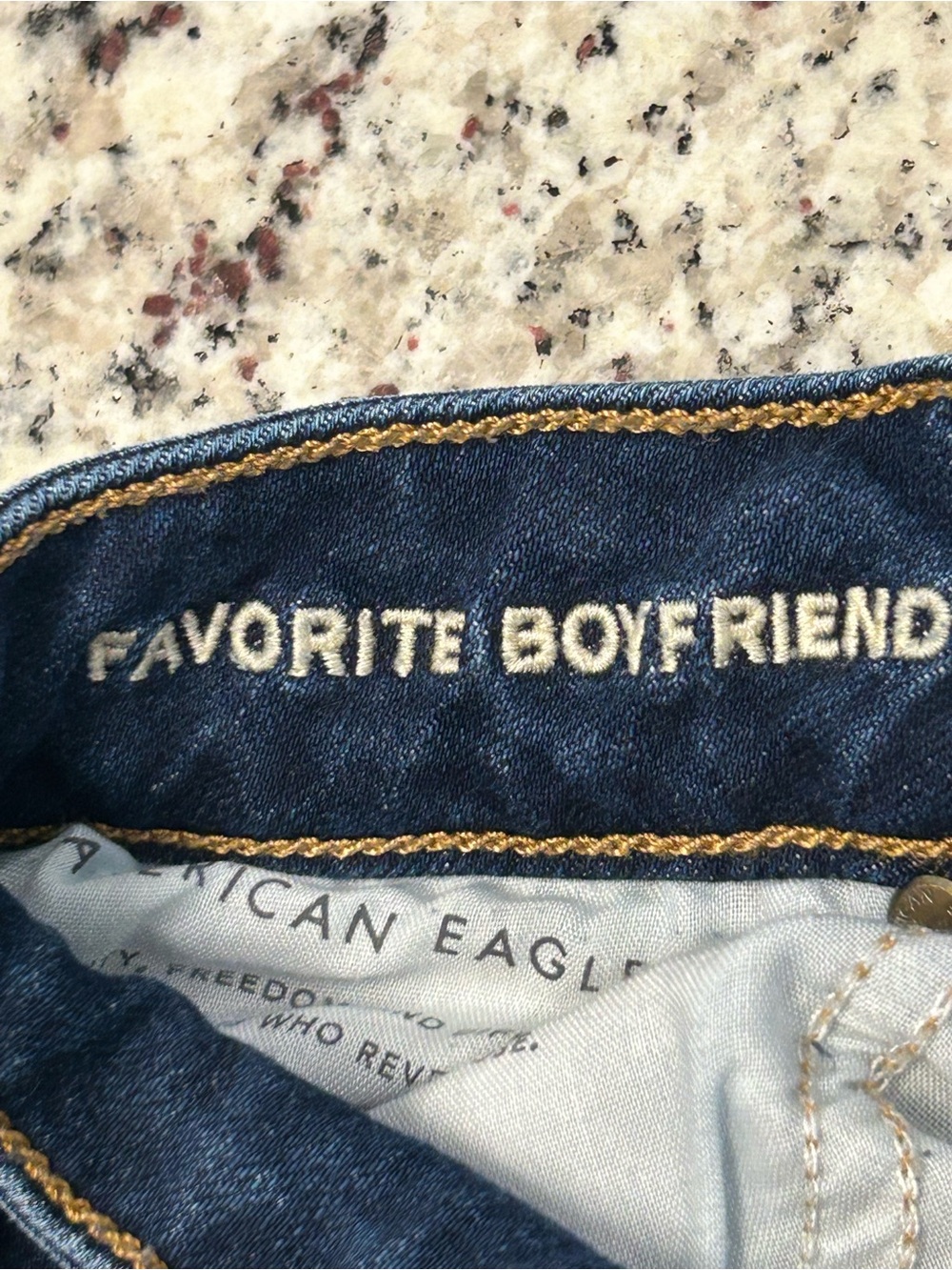 American Eagle Favorite Boyfriend Super Stretch Jeans 14 Denim Casual Bootcut - Picture 3 of 11